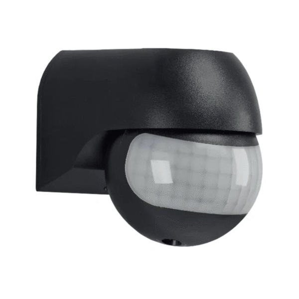 ST15 DETETOR DE MOVIMENTO 180º SALIENTE IP65 PRETO